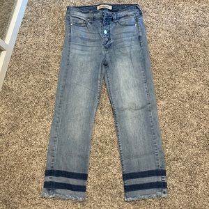 Liverpool crop straight jeans